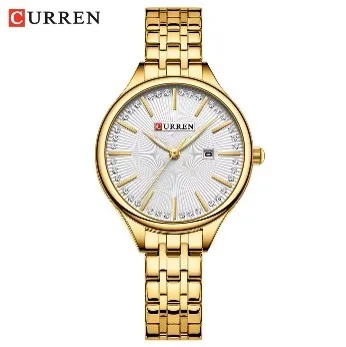 Reloj Curren 9099 Elegante Mujer Correa Acero