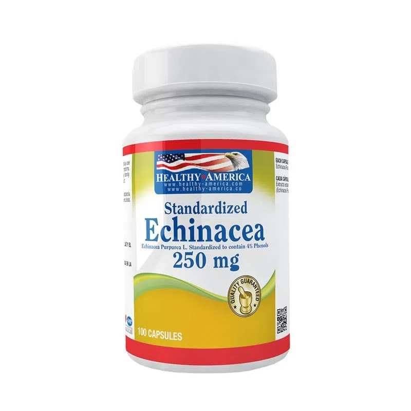 Echinacea 250 mg x100 Capsules Healthy America