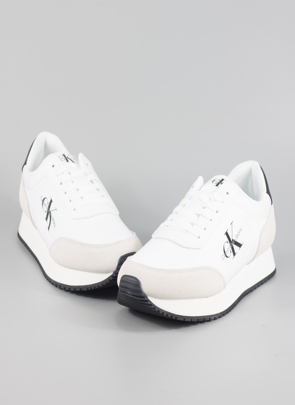 Zapatilla Retro Runner Blanco Calvin Klein