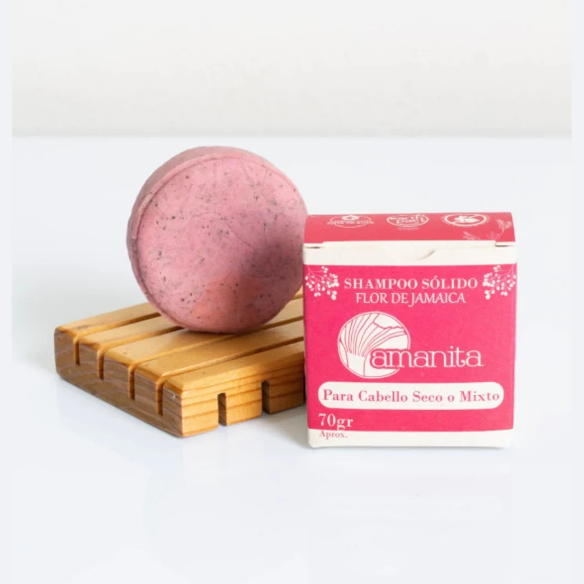 Shampoo Solido Cebolla y Flor de Jamaica