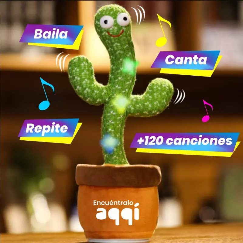 Cactus Dancing®| Divertido Cactus BailarÍn – Cantante, Imitador y Conversador