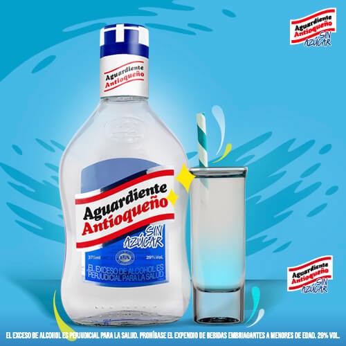 Antioqueño Aguardiente Sin Azucar 240 ML