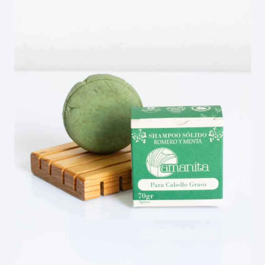 Shampoo Solido Romero y Menta