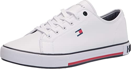 Tommy Hilfiger Tenis Paines para hombre, Blanco