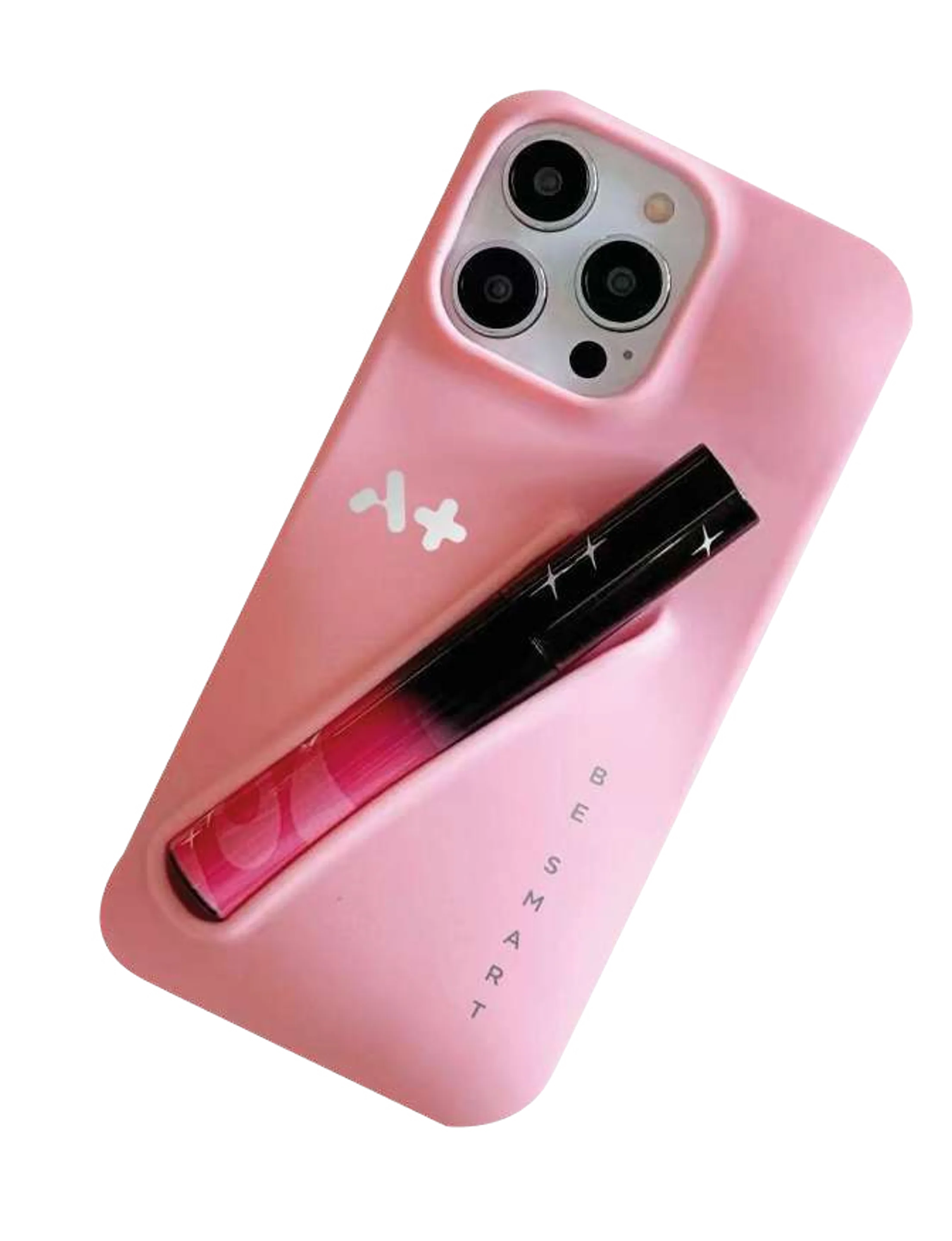 Smart Lip Case - Funda con Compartimiento para Labial iPhone 14/15 Pro Max