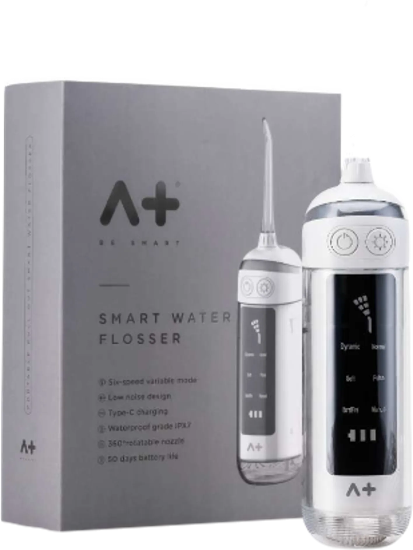 SmartWater Flosser - Irrigador Bucal Inalámbrico 6 Modos IPX7