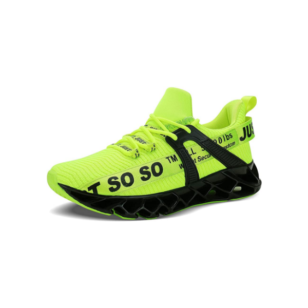 Zapatillas de running para hombre antideslizantes para tenis atlético tipo cuchilla para caminar