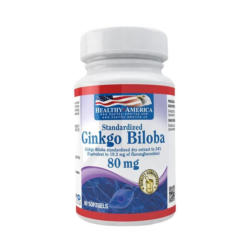 Ginkgo Biloba 80mg x 90 Softgels
