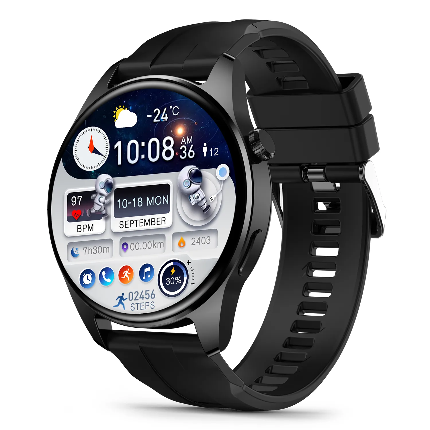 Mobulaa H4 Pro - Smartwatch 1.83" Full HD 300mAh IP67
