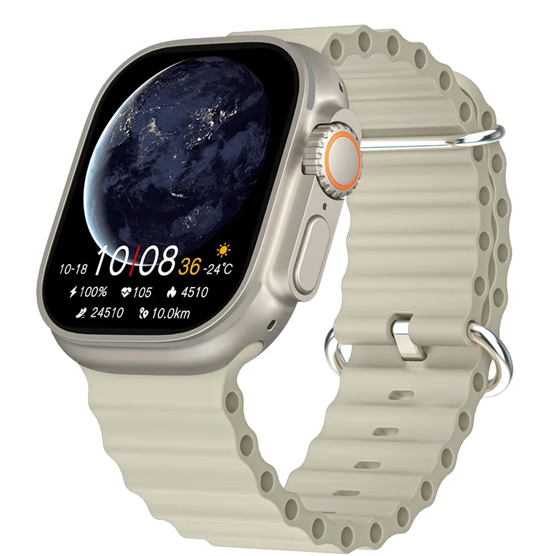 Mobulaa H8 Ultra - Smartwatch Full HD Asistente de Voz IP67