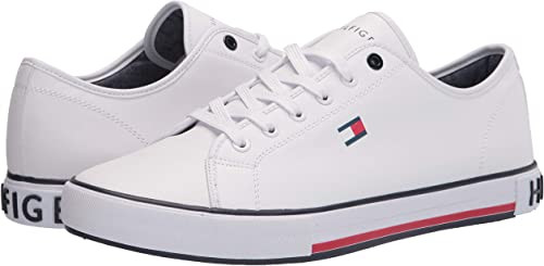 Tommy Hilfiger Tenis Paines para hombre, Blanco